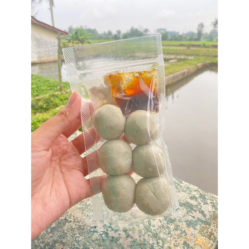 

Baso Aci Goreng/Rebus isi 6pcs+Chili Oil Daun Jeruk