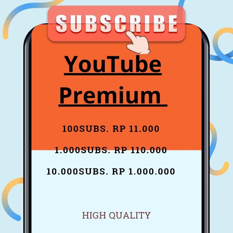 Subscribe YouTube NATURAL PERMANEN VIP/HIGH QUALITY