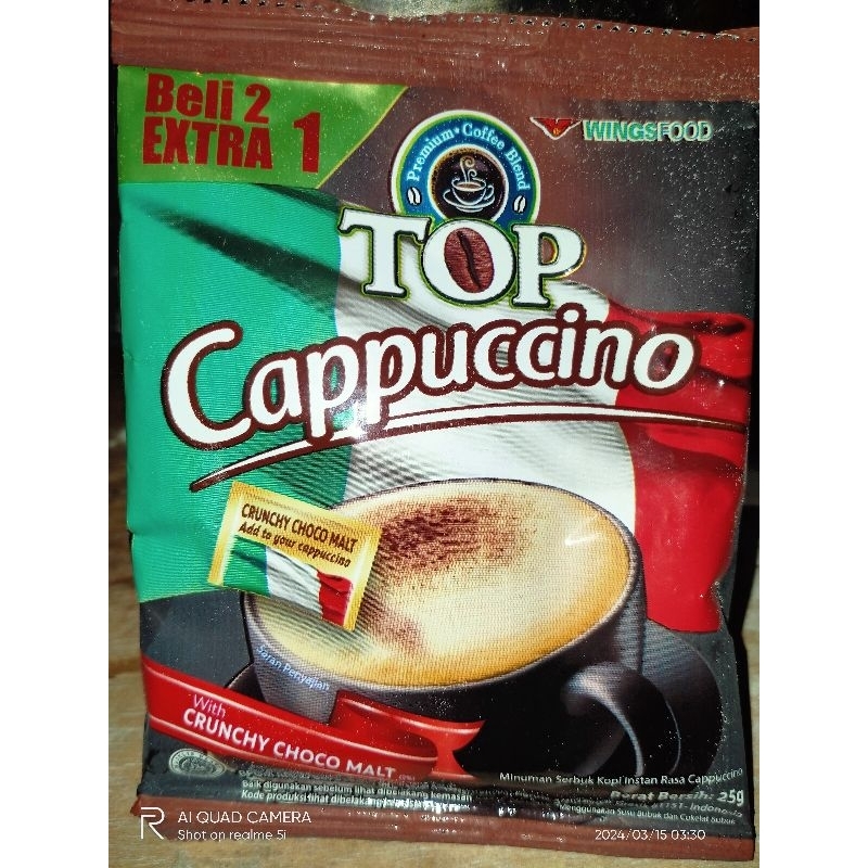 

Top Cappuccino With CrunchyChoco Malt, Harga Per satuan