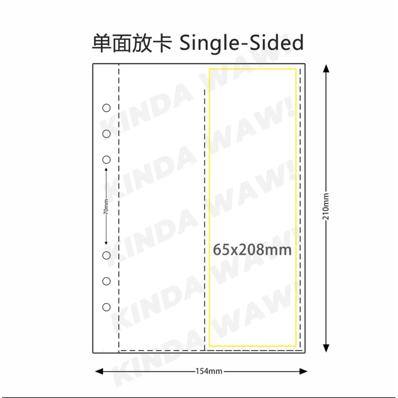 SLEEVE REFILL BINDER A5 PHOTOSTRIP POSTCARD PHOTOCARD PHOTOMATIC