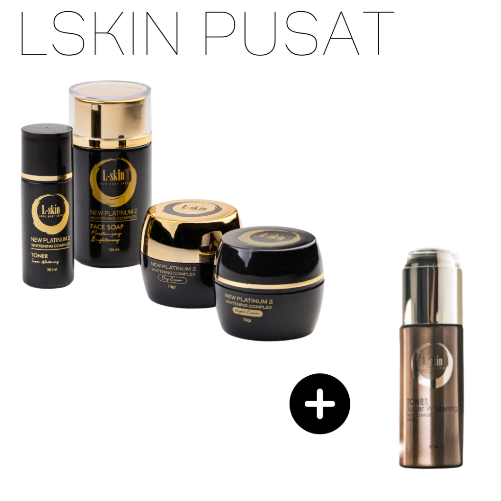 Lskin / L-Skin Paket Platinum 2 + Toner Super Whitening