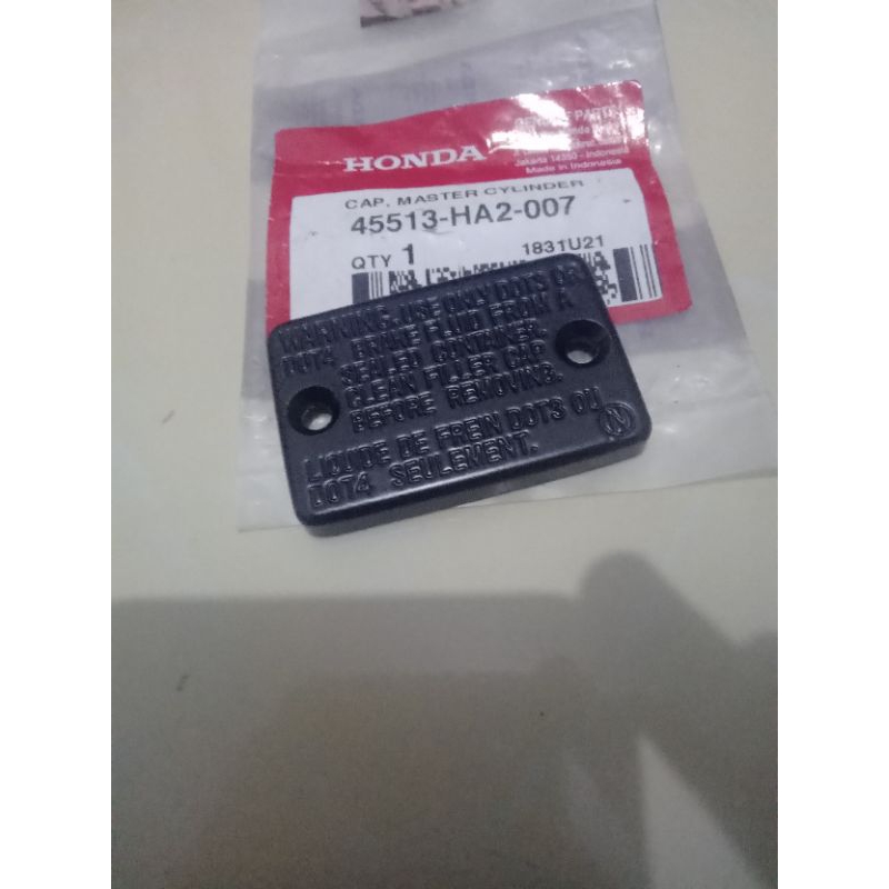 tutup tempat minyak rem depan cap master cylinder cb 150r cbr 150r sonic 150r original honda