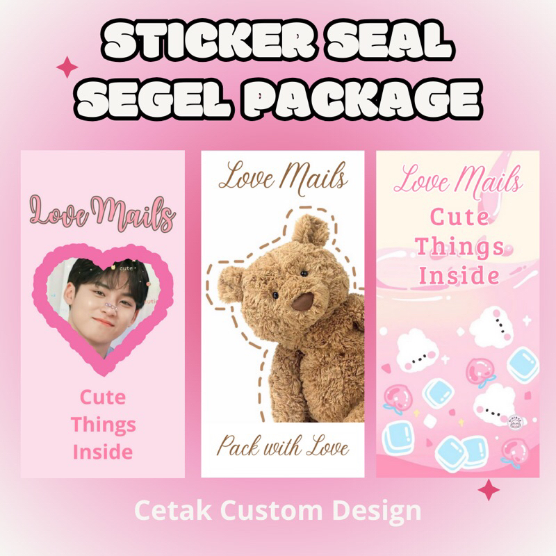 

STICKER SEGEL PACKING / CETAK STICKER SEAL LOVE MAIL SEGEL PACKAGING