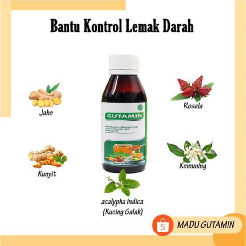 GUTAMIN MADU HERBAL UNTUK PERSENDIAN DAN ASAM URAT ASLI HERBAL
