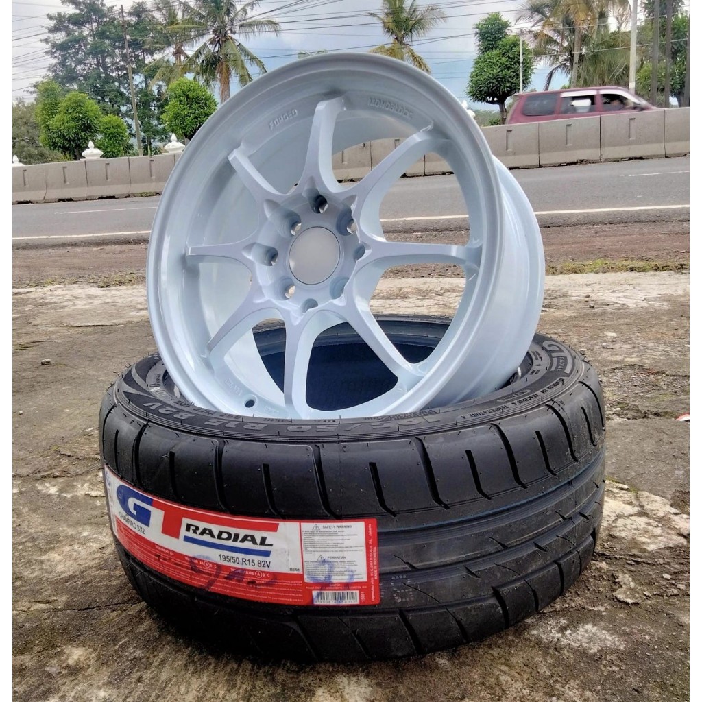 velg mobil ring 15x65 et40 velg CE28 flow forming brio,agya,yaris,jazz