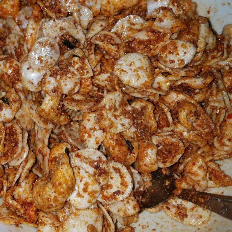 

seblak kering kakap JETRUK bumbu melimpah aroma jeruk pedas