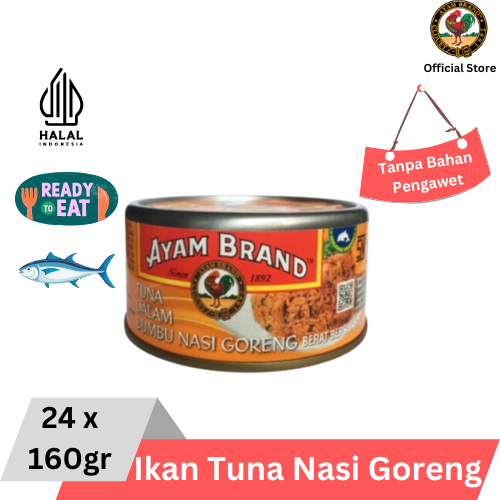 

Ayam Brand - Ikan Tuna Kaleng Bumbu Nasi Goreng 24 pcs 160gr