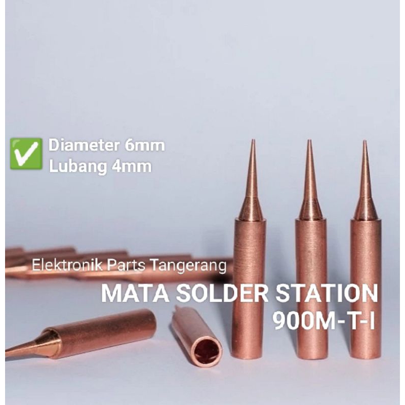 MATA SOLDER STATION TEMBAGA 900M-T-I MATA SOLDER STATION 900 M-T-I MATA SOLDER TEMBAGA 6MM LUBANG 4M