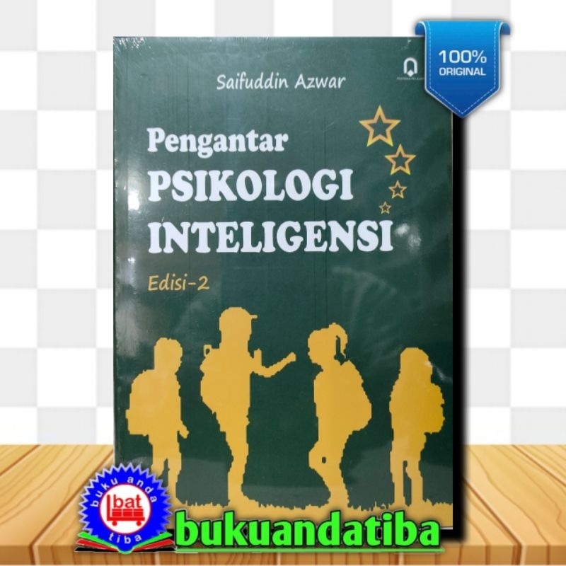 PENGANTAR PSIKOLOGI INTELIGENSI - SAIFUDDIN AZWAR