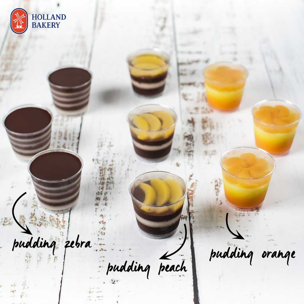 Pudding Buah Cup Holland Bakery