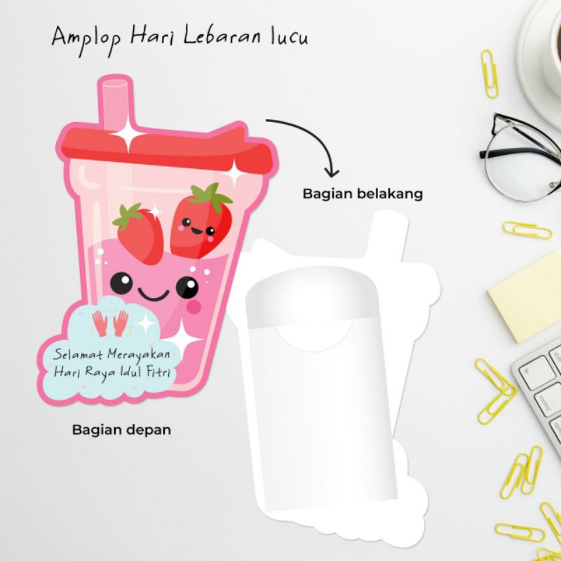 

Amplop Lebaran Lucu Kekinian Karakter Botol Minum