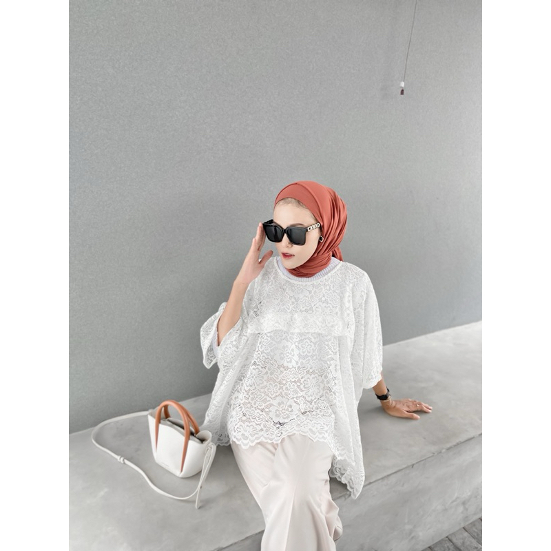 Lena blouse / blouse brukat / kaftan brukat