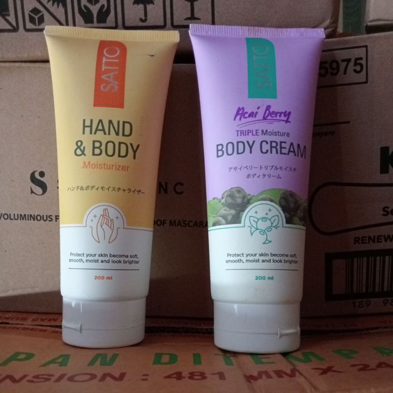 SATTO HANBODY LATION ACAI BERRY/SATTO HANBODY MOISTURIZER