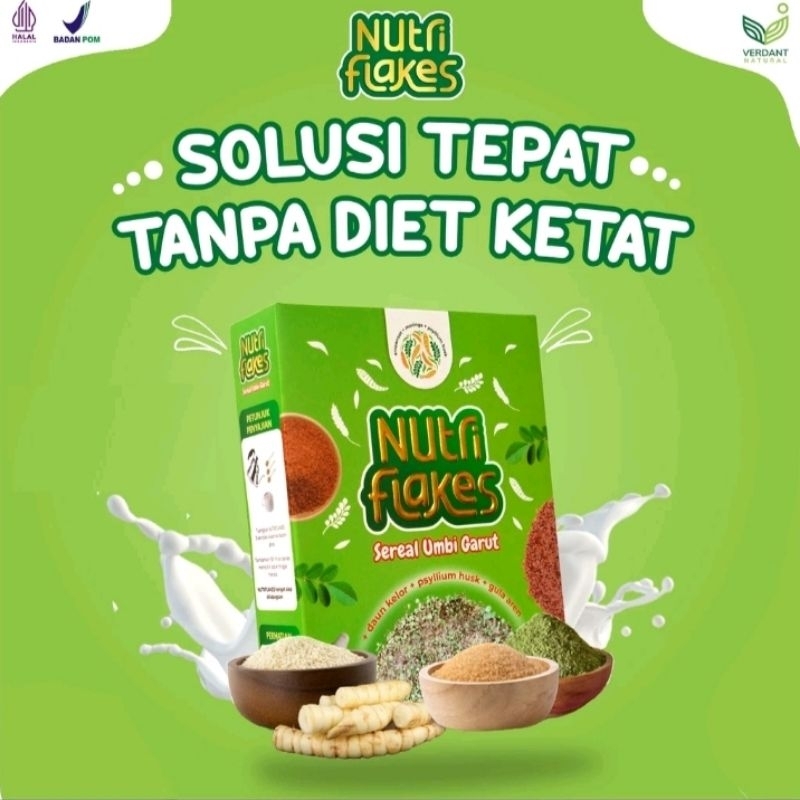 

Nutriflakes Umbi Garut Solusi Atasi Asam Lambung Maag Gerd