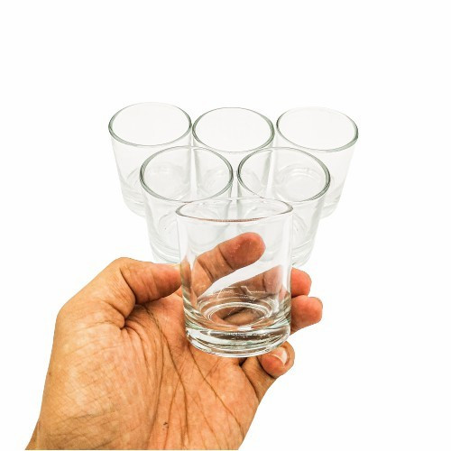 Gelas Sloki Tebal Premium / Gelas Lilin / Gelas Soju