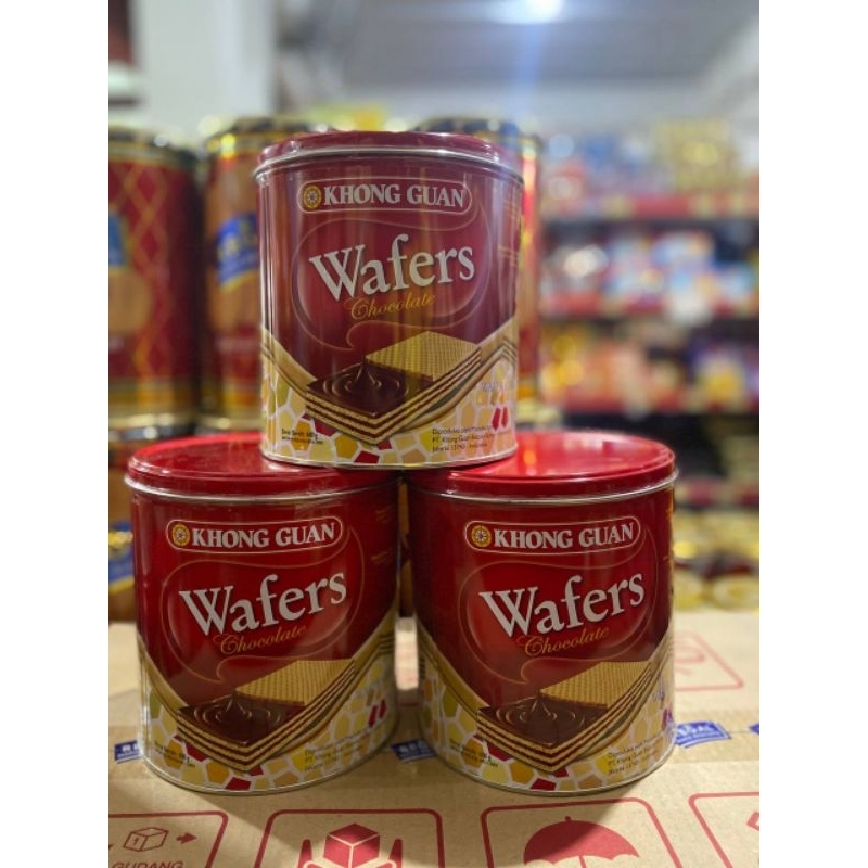 

Khong Guan wafer coklat kaleng 600 gram