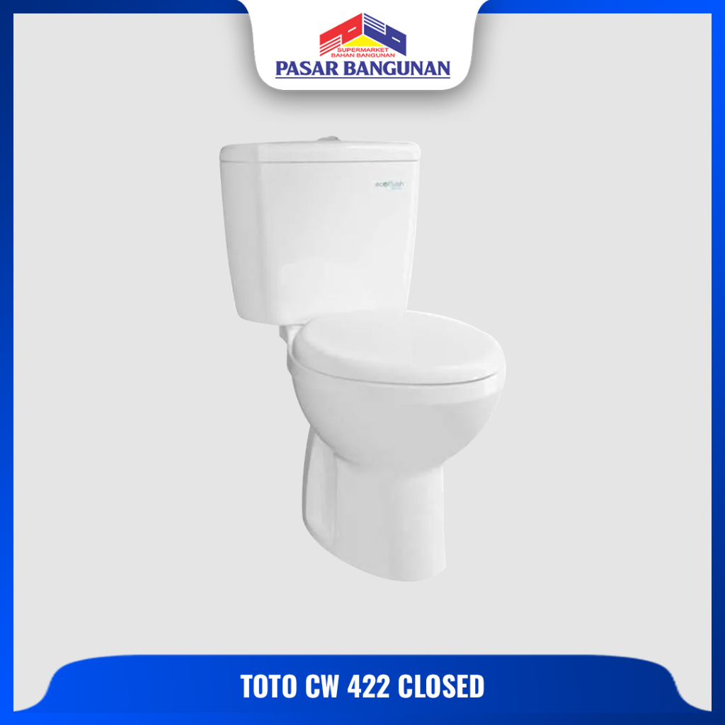 Kloset Duduk Merk TOTO Type CW 422 Putih