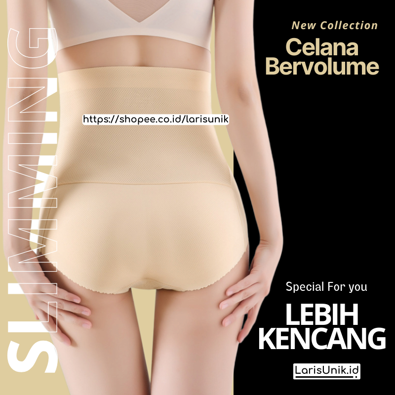Korset Celana Pelangsing Pengecil Perut Pengangkat Pantat Busa Palsu Sot Celana Dalam KORSET BOKONG 