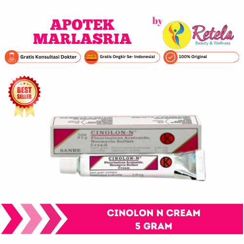 Cinolon N Cream 5gr/Fluocinolone Acetonide/Neomycin Sulfate