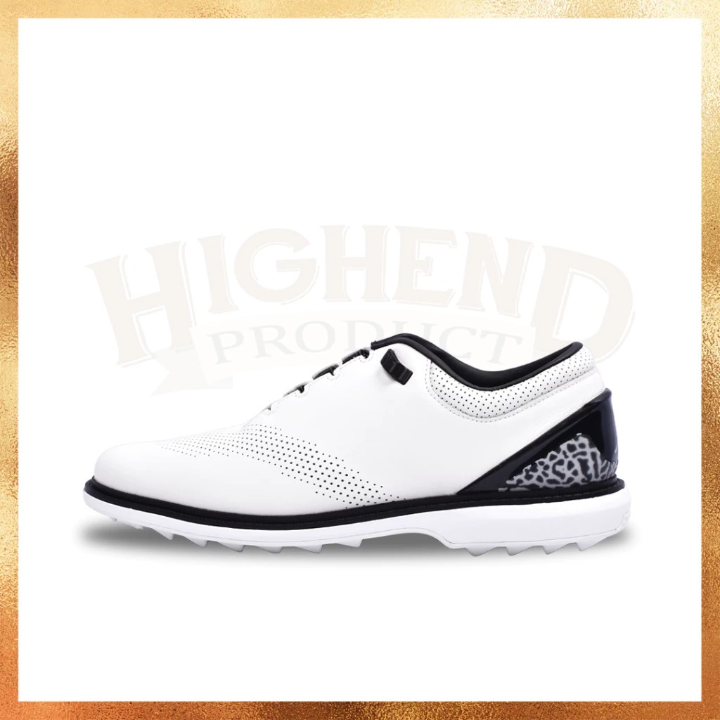 Sepatu Sneakers Golf Pria Air Jordan ADG 4 Black White Men Original DM0103-110