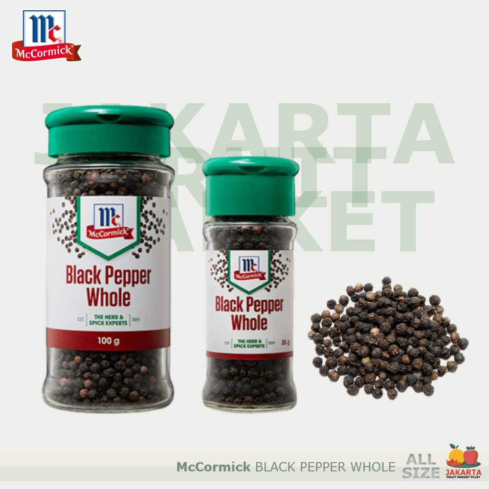 

McCormick BLACK PEPPER WHOLE Merica Hitam utuh