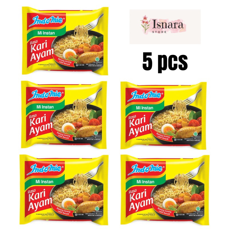 

Indomie Kari Ayam Bundle Isi 5 pcs
