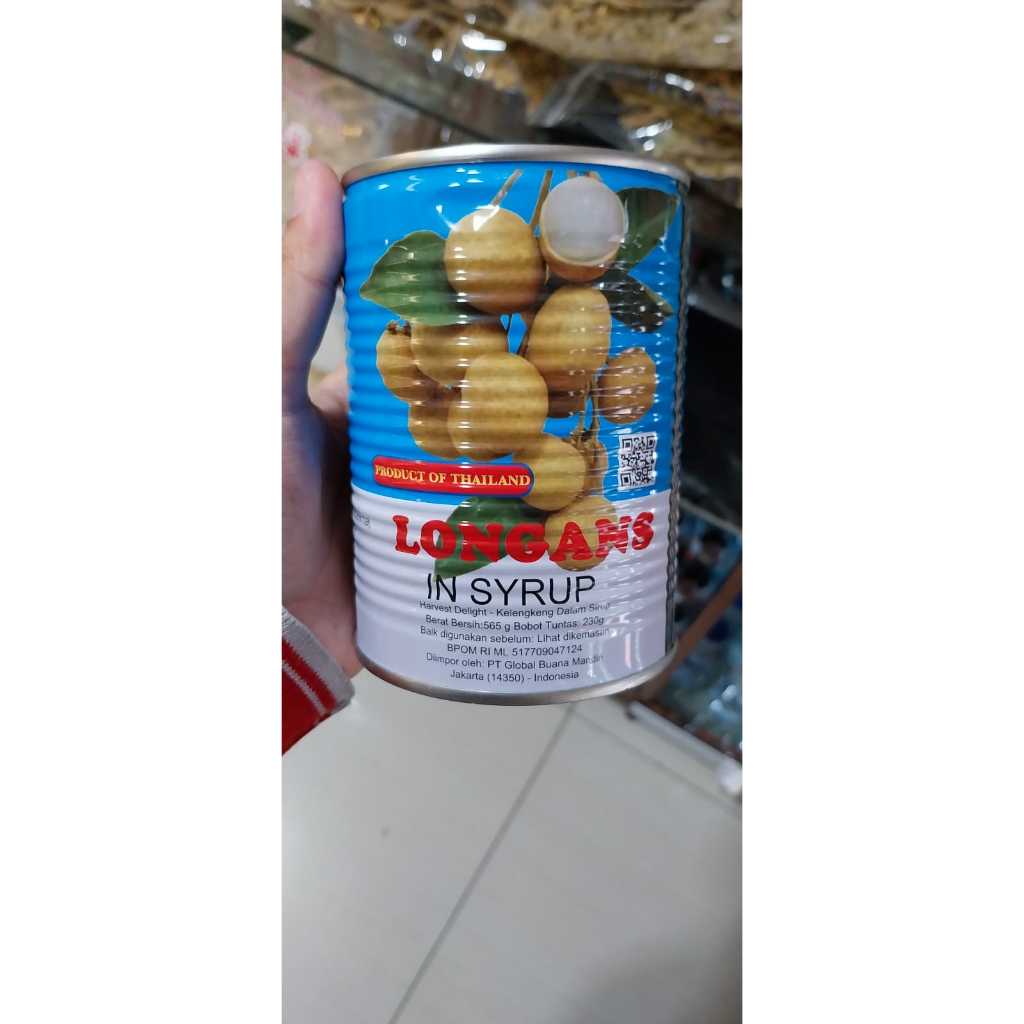 

Longan Kaleng HARVEST DELIGHT / Longans in Syrup / Lengkeng Kaleng 567GR