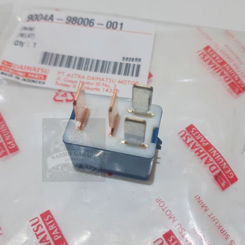 Relay 4 kaki denso 156700-3240 Original Daihatsu 9004A-98006-001