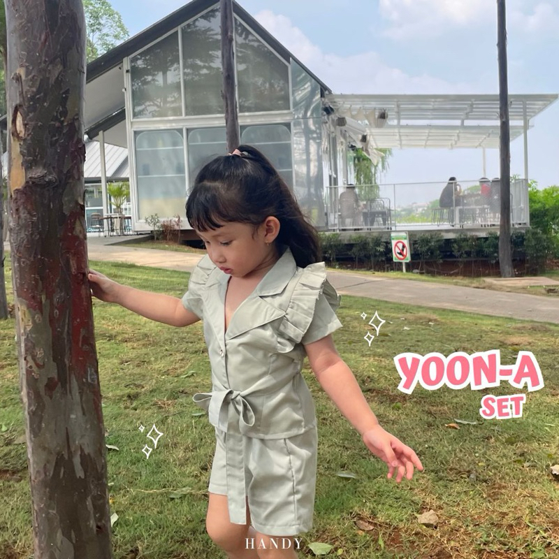 YOONA Suit Set - Setelan Jas Casual Anak Perempuan HANDYKIDSWEAR