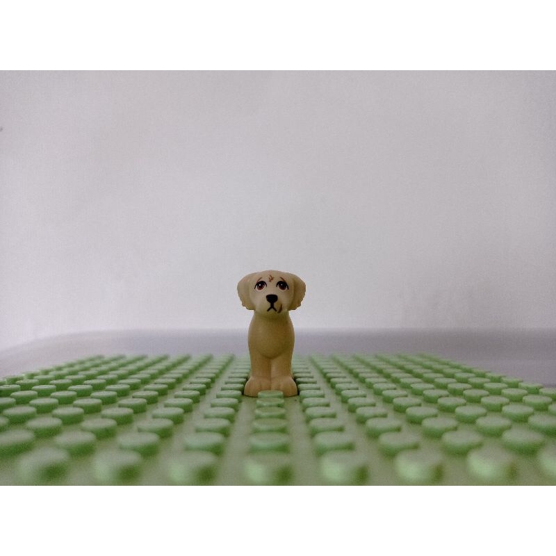 lego animal Tan Shaggy fur dog original