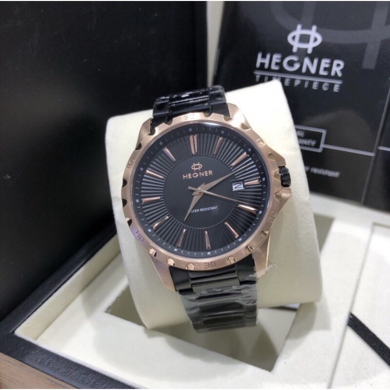 JAM TANGAN PRIA HEGNER 1688G-1 / HW 1688G-1 / HEGNER 1688 RANTAI [ORIGINAL]