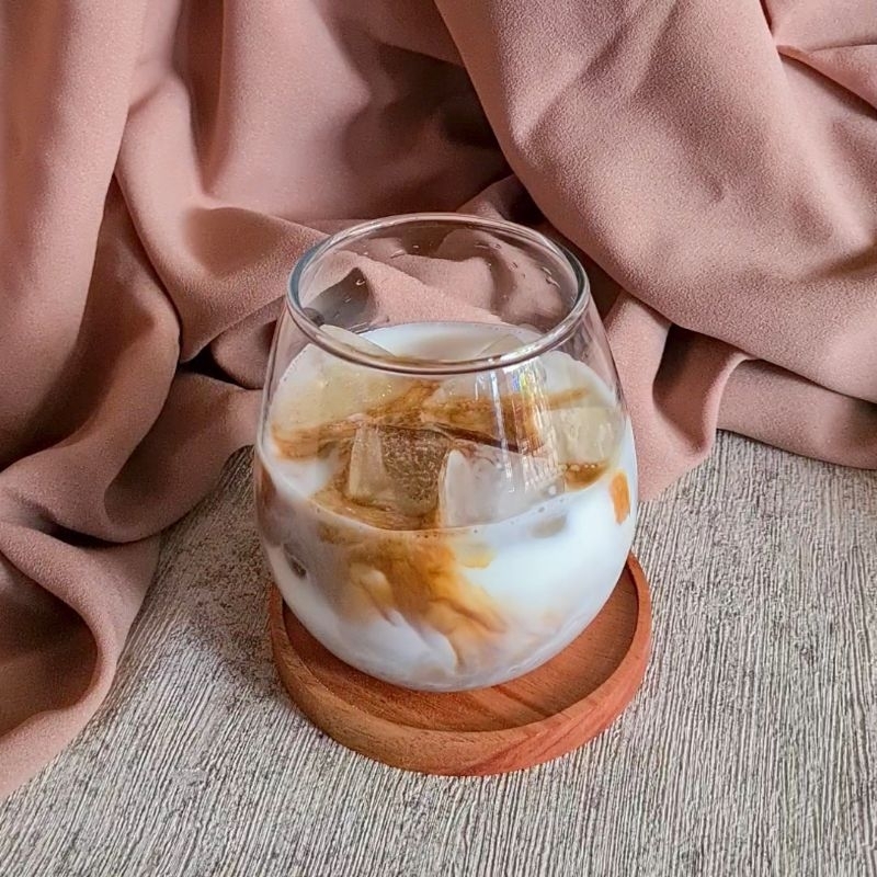 Glow Gelas Estetik Korea Home Cafe Aesthetic Glass Beer Can Kaleng bir