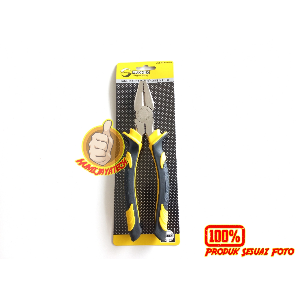 Tang Kombinasi 8 inch Heavy Duty Prohex / Tang Kombinasi 8" Prohex Reg.Germany