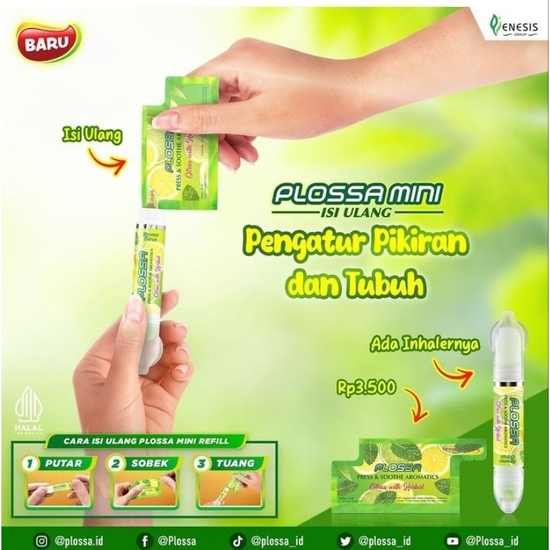 Plossa mini 4ml bisa diisi ulang