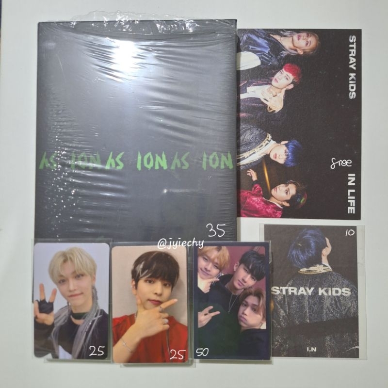 aab straykids - stiker postcard album only no easy mixtape miroh bangchan leeknow hyunjin changbin f