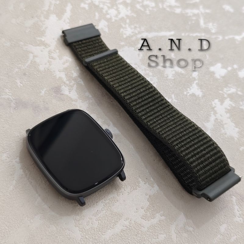 STRAP NILON NYLON WATCH BAND TALI JAM TANGAN SMARTWATCH HAYLOU SOLAR PRO RS5 L18 L19 ACC