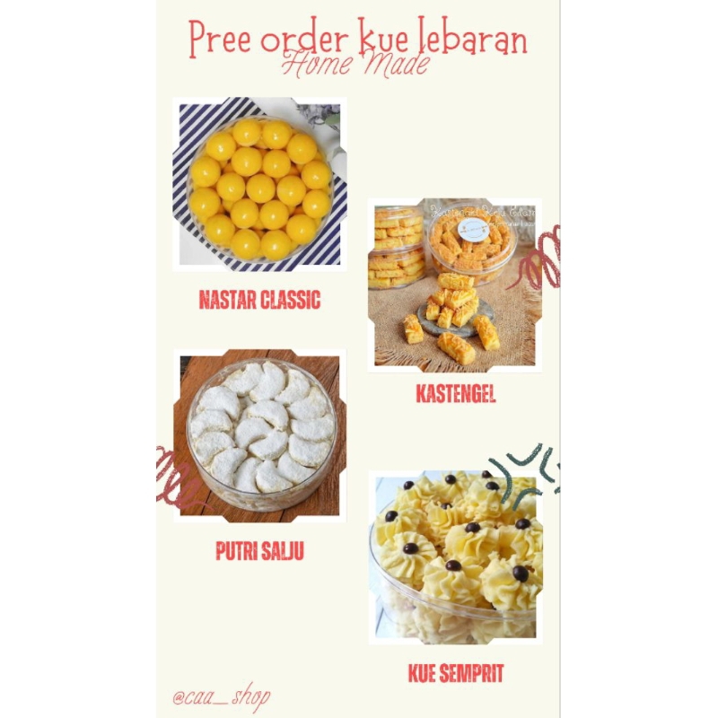 

paket kue lebaran homemade isi 4 toples/paket kue lebaran premium/kue lebaran homemade