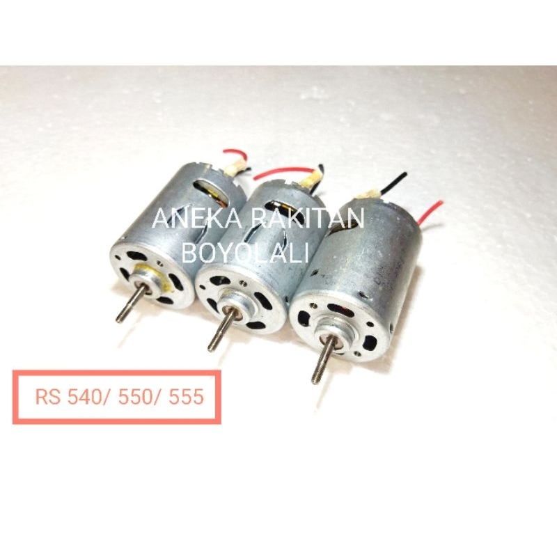 Dinamo RS 540 3,7volt / 7,4 volt