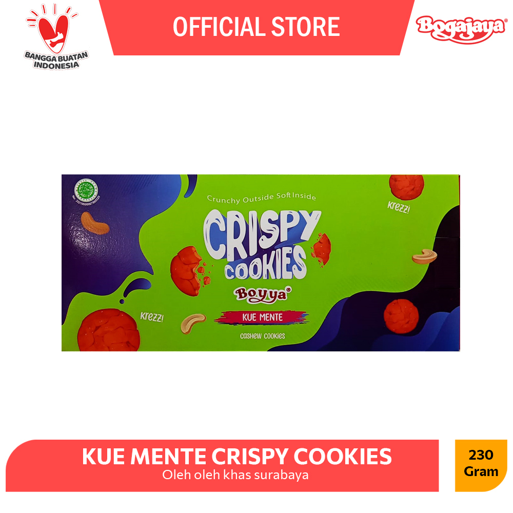 

Kue Mente Crispy Cookie Oleh Oleh Surabaya Kemasan Kecil 230 Gram - Official Store Bogajaya