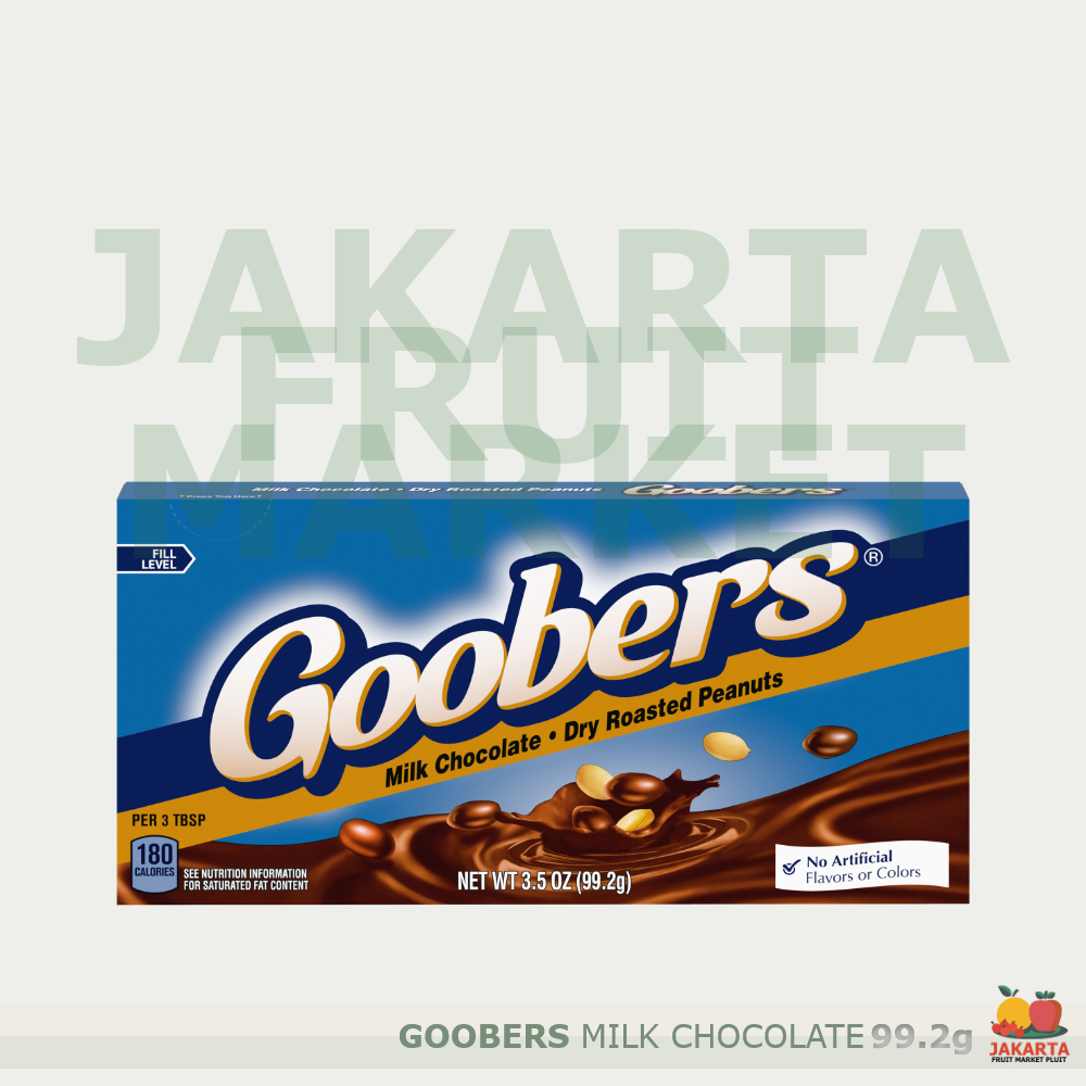 

GOOBERS MILK CHOCOLATE Dry roasted peanuts Coklat import