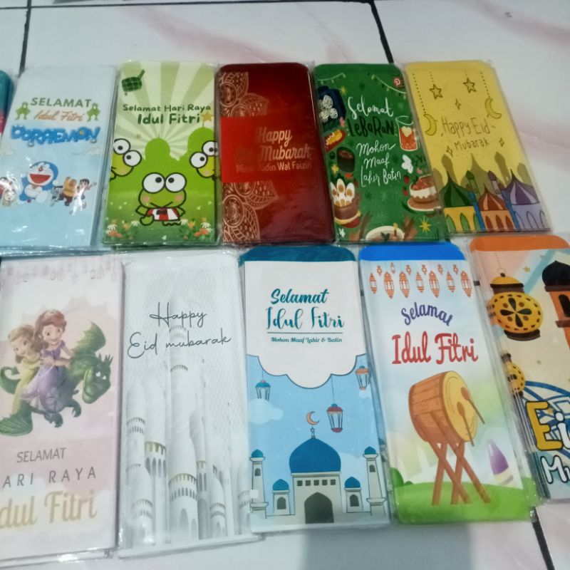 

Amplop lebaran panjang isi 10 pcs random