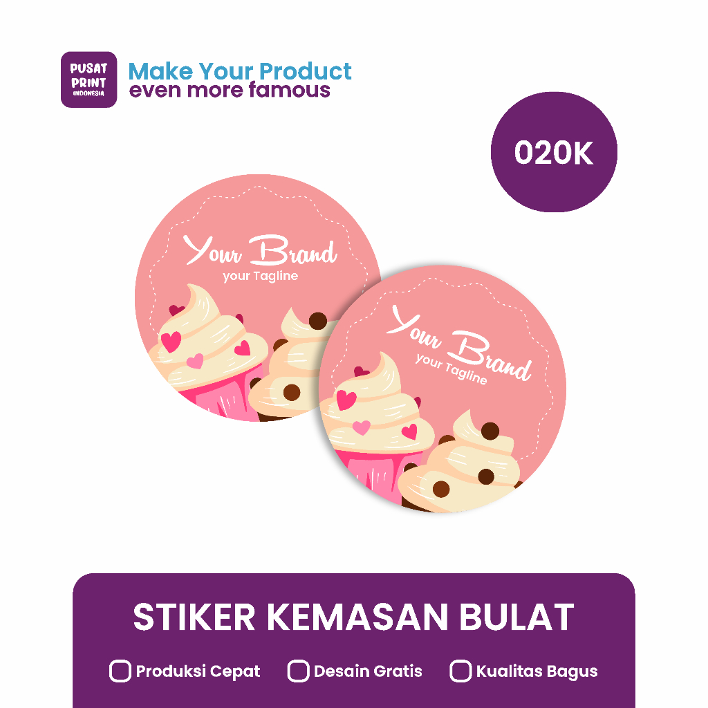 

Stiker Kemasan Bulat 020K