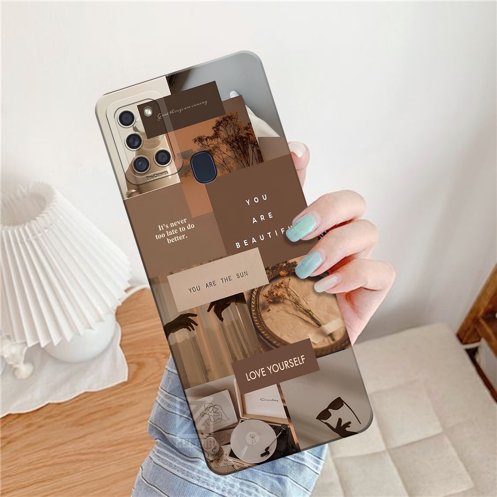 Case Samsung Galaxy A21S - Fashion Case Aesthetic - Softcase Samsung Galaxy A21S - Casing Samsung Ga