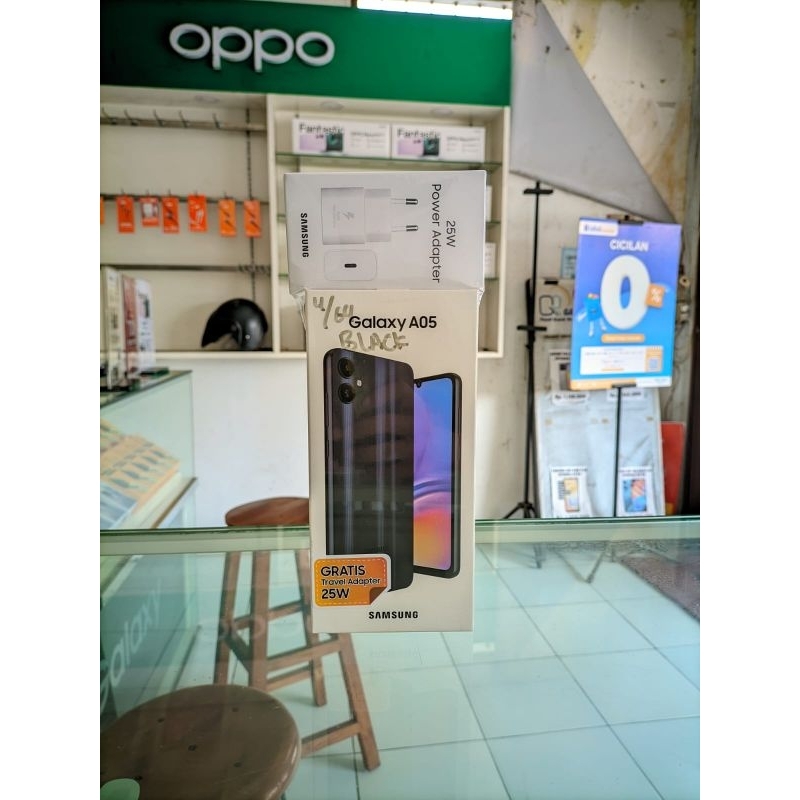[BARU] Samsung Galaxy A05 Ram 4Gb Internal 64Gb [GARANSI RESMI] _ BLACK