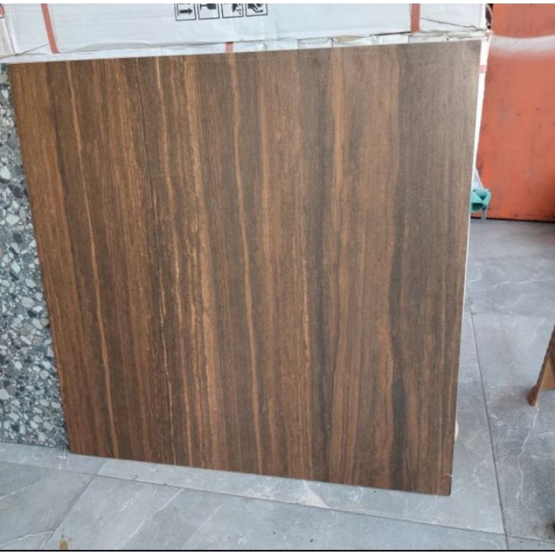 granit lantai 60x60 brown elmwood