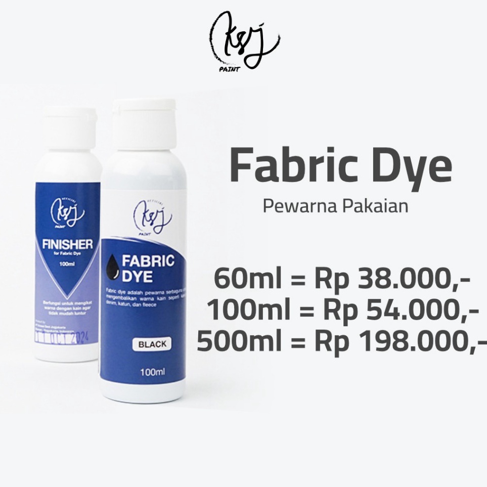 Bestseller wantex Pewarna kain jeans jaket dan hoodie premium  merek KSJ