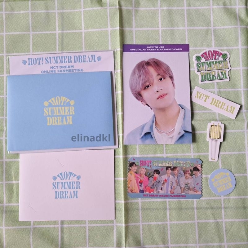 [READY STOCK] Ar ticket online fanmeeting NCT Dream Hot Summer Mark Jisung Haechan | Ar ticket Fanme