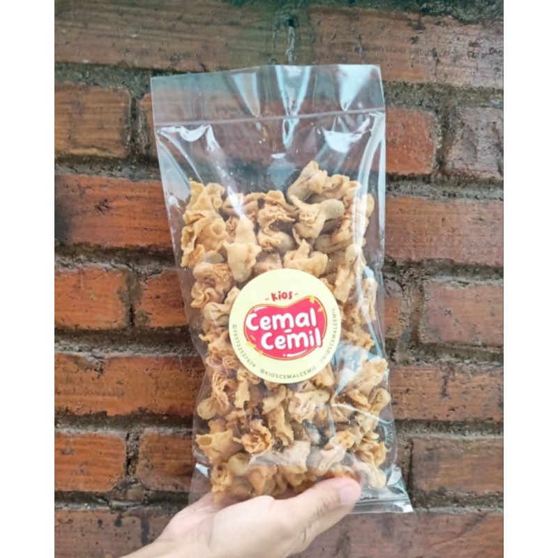 

Camilan Keripik Sumpia Pangsit Cumi Abon 250gr