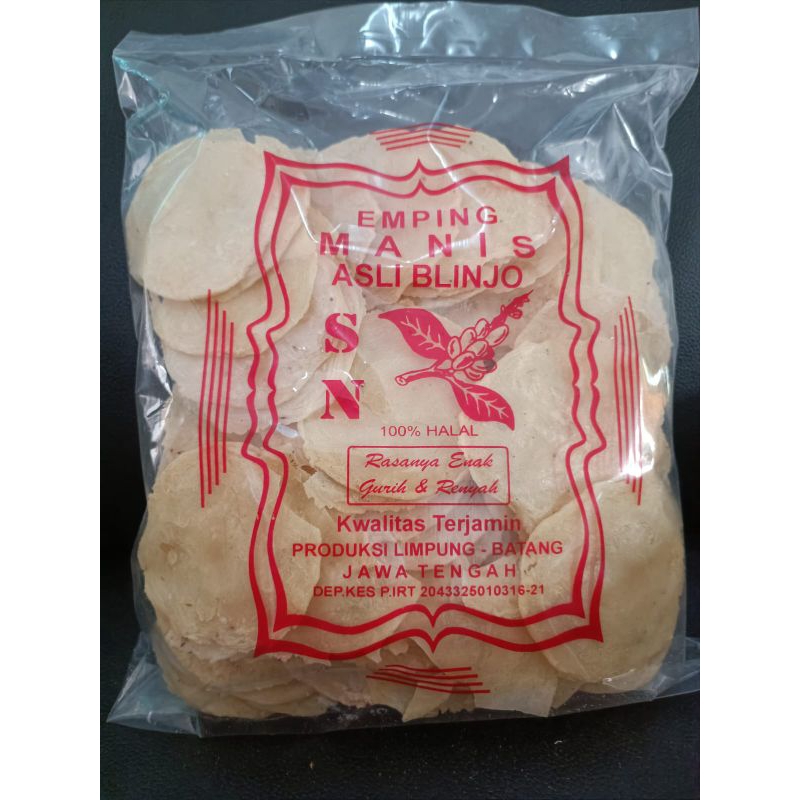 

emping manis asli blinjo 500gr