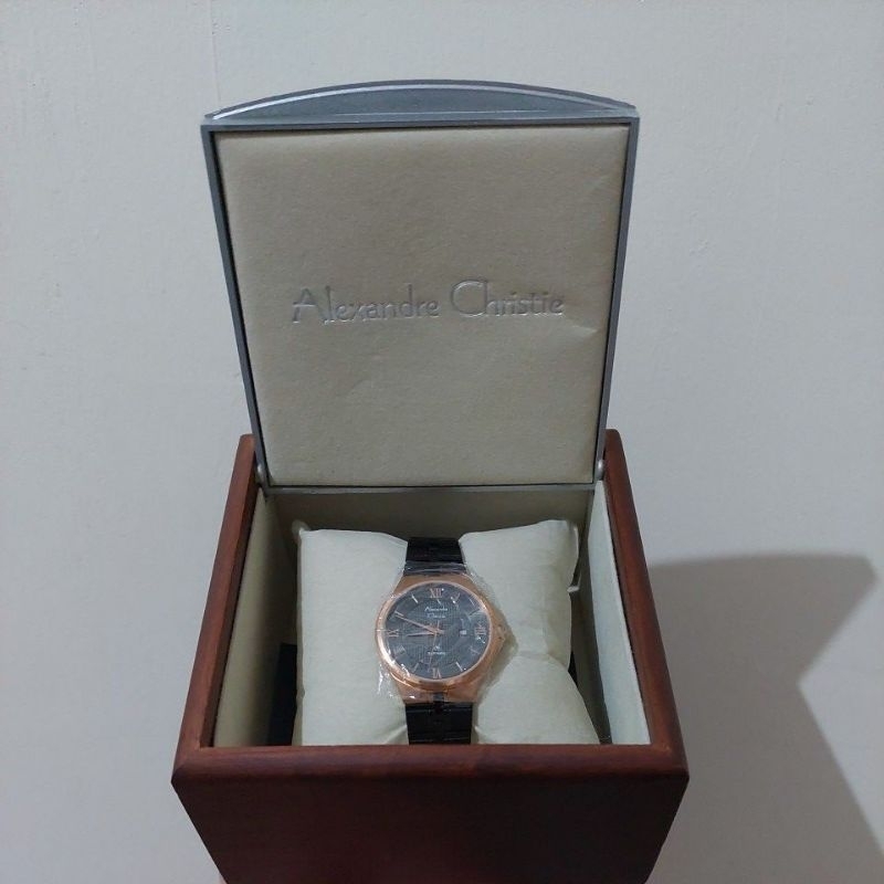 NEW with box jam tangan LADIES alexandre christie (Sapphire edition) AC 8541 LD BBRBA Original